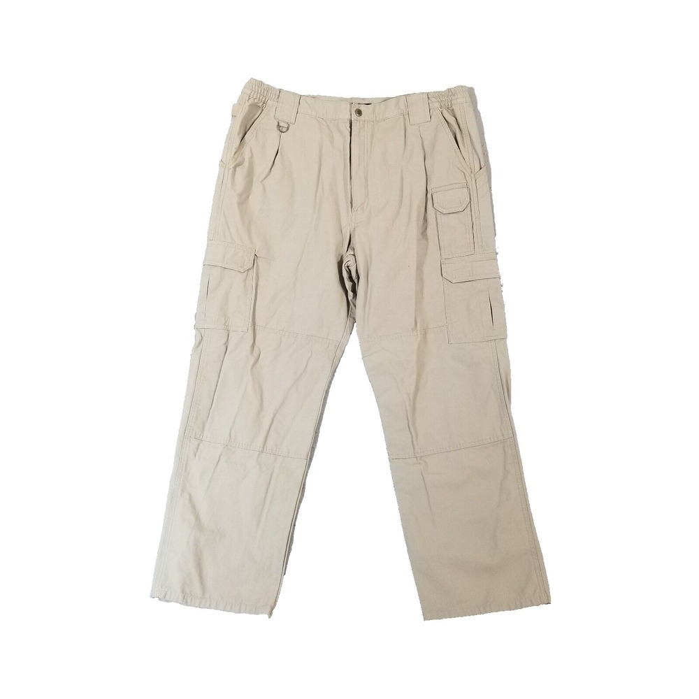 5.11 Tactical Cargo Pants‎ Mens 42x32 Beige Ripstop Comfort Waist Outdoor
